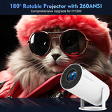 Projector Magcubic HY300 Pro 4K Android 11 Dual Wifi6 260ANSI Allwinner H713 BT5.0 1080P 1280*720P Home Cinema Projetor Externo